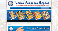 Desktop Screenshot of librospequenosespana.com